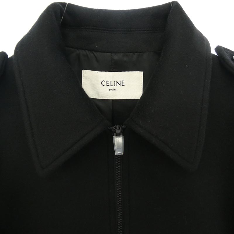 セリーヌ 22AW 2V82Q110R Hedi Slimane Archive エディ期 ZIP UP BLOUSON IN DOUBLE FACE CASHMERE WOOL ダブルフェイス カシミア ウール ブルゾン ジャケット 買取実績 画像