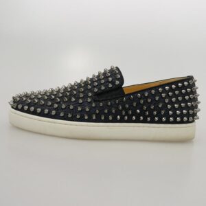 クリスチャンルブタン ROLLER BOAT FLAT CALF GLITTER GG ローラーボード スタッズ スリッポン スニーカー 買取実績 画像