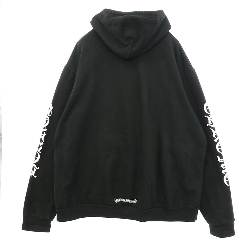 クロムハーツ(原本無) VERTICAL LOGO HOODIE ヴァーティカルロゴ プルオーバー パーカー フーディ アームロゴ スウェットパーカー 買取実績 画像
