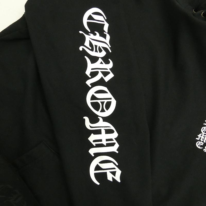 クロムハーツ(原本無) VERTICAL LOGO HOODIE ヴァーティカルロゴ プルオーバー パーカー フーディ アームロゴ スウェットパーカー 買取実績 画像