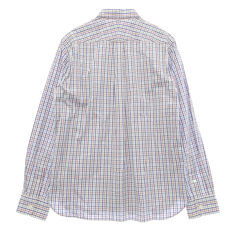 コムデギャルソンオム AD2014 HO-B048 CDG パッチワーク チェック ストラップ 柄 長袖 シャツ 買取実績 画像