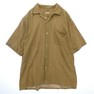 コモリ 20SS R01-02011 ベタシャン オープンカラー 開襟 半袖シャツ 買取実績 画像
