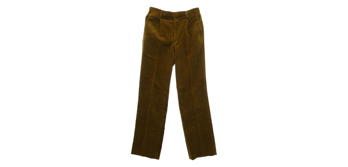 コモリ 21AW U03-03009 コーデュロイ ワンタック パンツ 買取実績