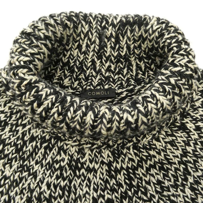 コモリ 21AW U03-06009 カシミヤ和紙 タートルネック ニット 買取実績 画像