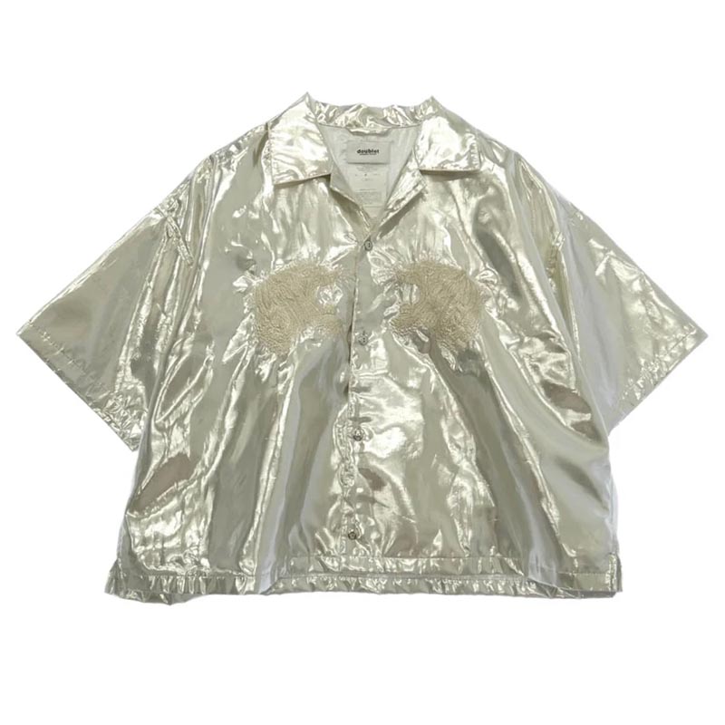 ダブレット 24SS 24SS10SH139 SILVER EMBROIDERY OVERSIZED SHIRT 買取実績