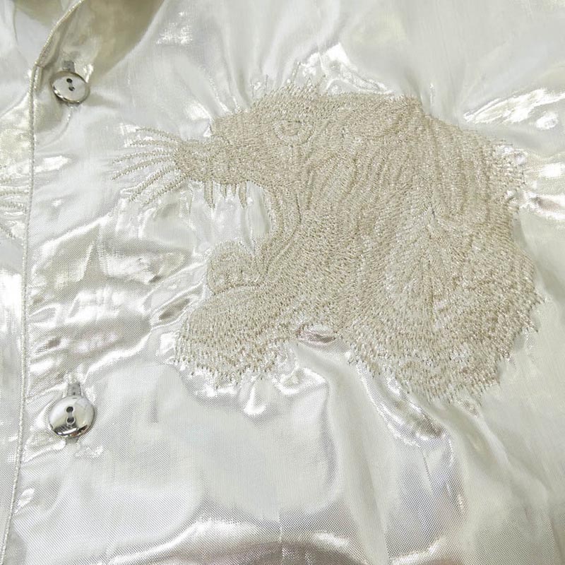 ダブレット 24SS 24SS10SH139 SILVER EMBROIDERY OVERSIZED SHIRT シルバー エンブロイダリー オーバーサイズ 半袖 シャツ 買取実績 画像