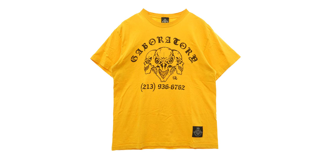 ガボール ガボラトリー トリプルスカル フロント バック プリント Tシャツ 半袖カットソー 買取実績
