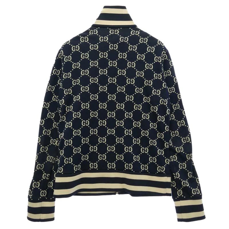グッチ 496919-X9V05 GG Jacquard Cotton Jacket GG ジャガード サイドライン トラック ジャケット 買取実績 画像