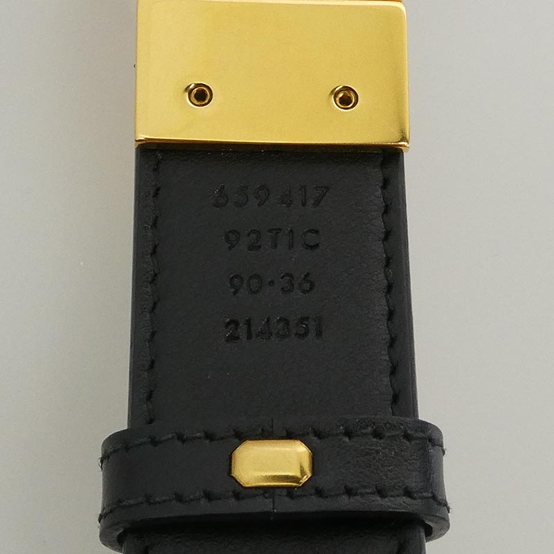 グッチ 659417 GGエンブレム リバーシブル レザー ベルト 買取実績 画像