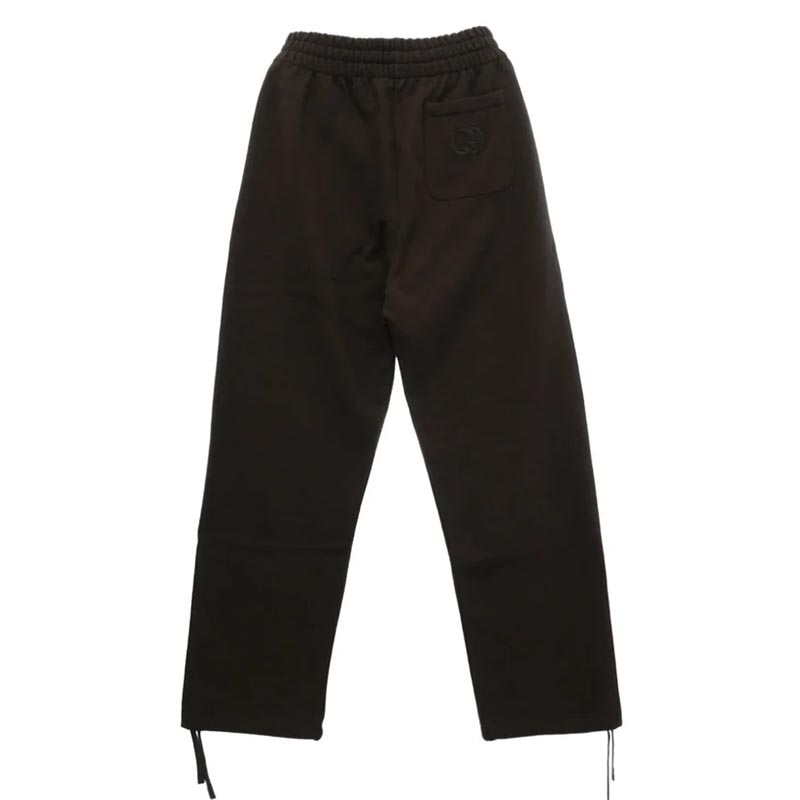 グッチ 848724 XJHKH Brushed Cotton Jersey Track Pants ブラッシュド コットン ロゴ刺繍 ジャージ スウェット トラック パンツ 買取実績 画像