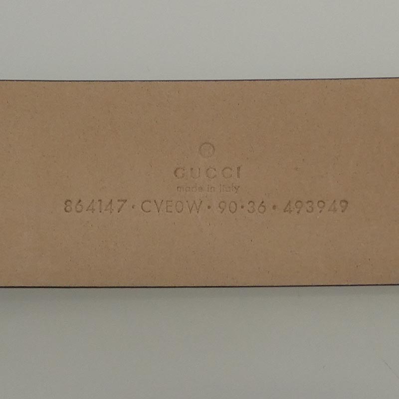 グッチ 864147 1955 デムナ期 ホースビット レザー ベルト 買取実績 画像