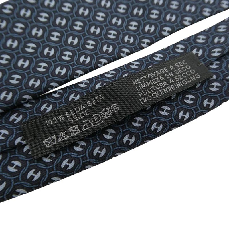 エルメス Hパール Hロゴ 総柄 シルクネクタイ 買取実績 画像