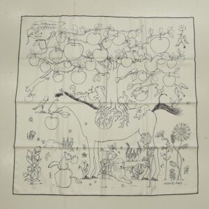 エルメス × 河原シンスケ氏 Le Pommier Sellier ル・ポミエ・セリエ カレ90 スカーフ 買取実績 画像