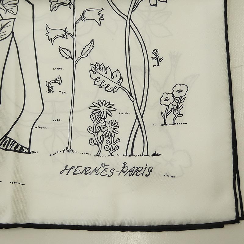 エルメス × 河原シンスケ氏 Le Pommier Sellier ル・ポミエ・セリエ カレ90 スカーフ 買取実績 画像