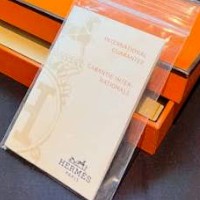 エルメス 購入書類画像
