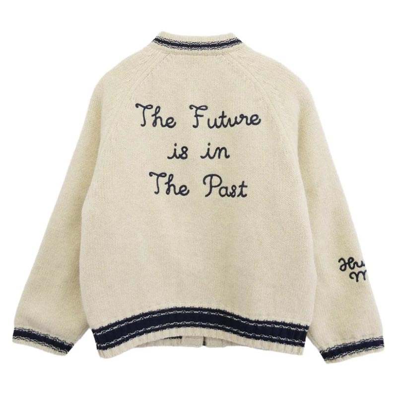 ヒューマンメイド 25AW HM30CS020 ZIP-UP KNIT JACKET ロゴハート刺繍 ジップアップ ニット ジャケット 裏地キルティング 買取実績 画像