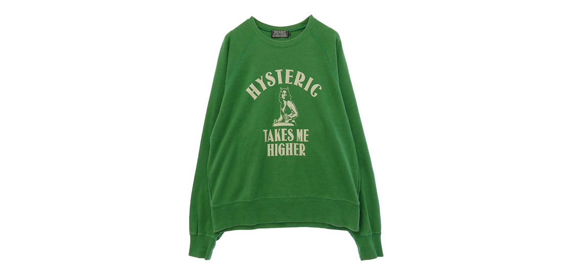 ヒステリックグラマー 22AW 02223CS13 TAKES ME HIGHER クルーネック スウェット トレーナー 買取実績