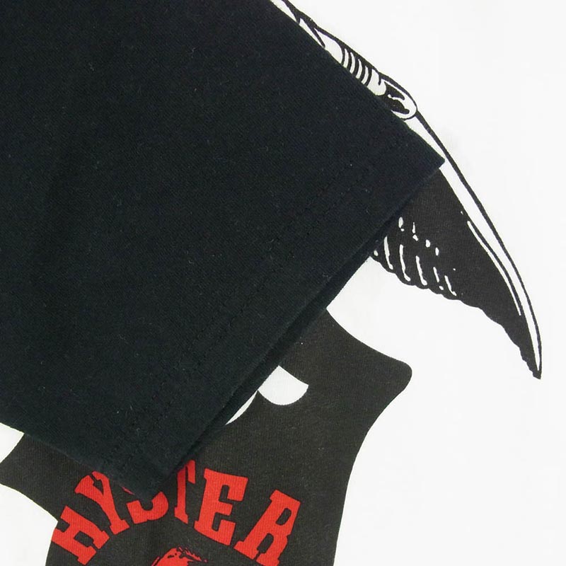 ヒステリックグラマー 23AW 02233CL15 x The Rolling Stones 1975 ローリングストーンズ Three Quarter Sleeve T-Shirt 7分袖 ラグラン 長袖 Tシャツ カットソー 買取実績 画像
