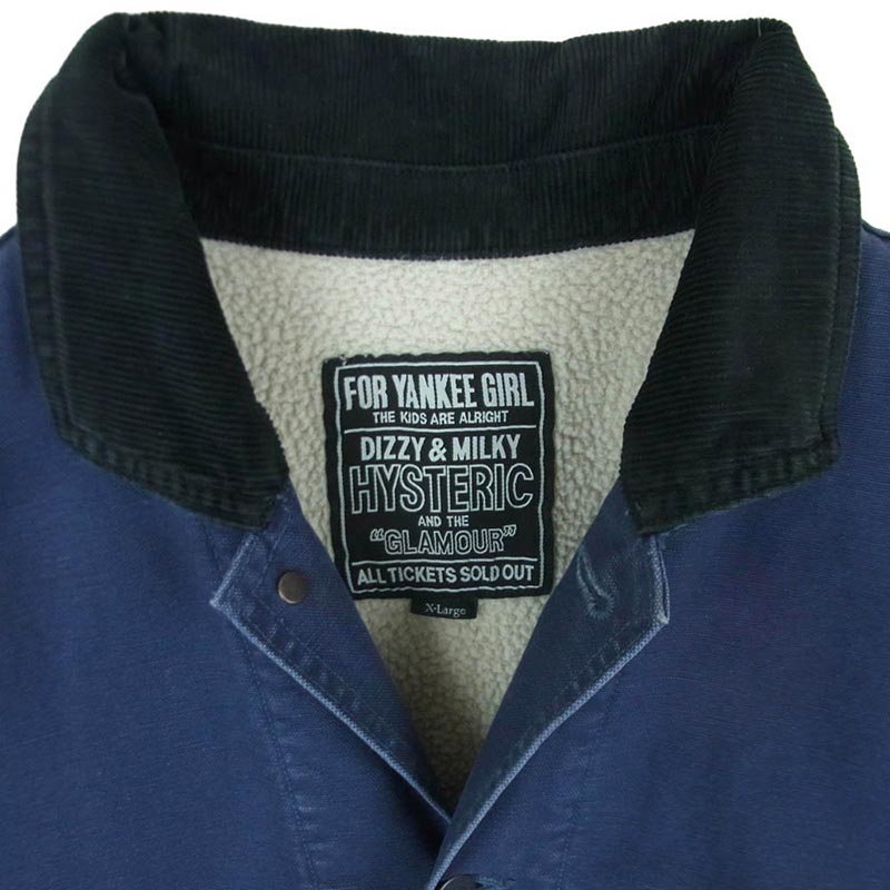 ヒステリックグラマー 24AW 02243AB06 エイジング加工 裏ボア カバーオール ジャケット 買取実績 画像
