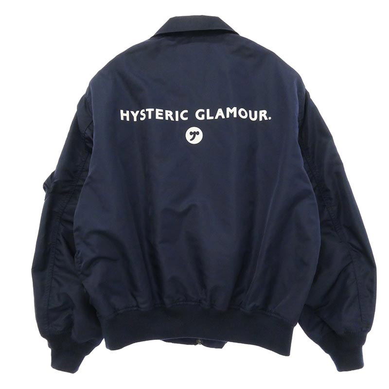 ヒステリックグラマー 25AW 02253AB01 HG SYMBOL LOGO CWU-36P ナイロン ミリタリー ジャケット 買取実績 画像
