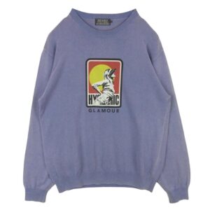 ヒステリックグラマー 26SS 02261NS04 HYSTERIC SUN GIRL ヒステリックサンガール フェード加工 クルーネック ニット セーター 買取実績
