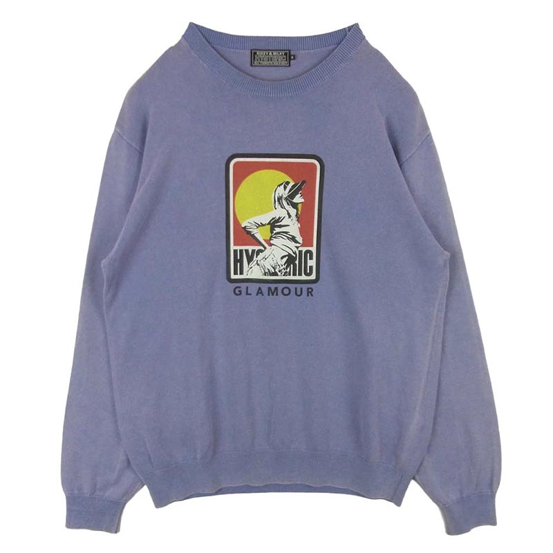 ヒステリックグラマー 26SS 02261NS04 HYSTERIC SUN GIRL ヒステリックサンガール フェード加工 クルーネック ニット セーター 買取実績