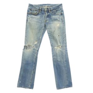 ヒステリックグラマー クラッシュ リペア加工 スタッズ ストレート デニム パンツ 買取実績