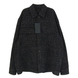 ユハ 10220701-1 FANCY TWEED SHIRT JACKET ファンシー ツイード シャツ ジャケット 買取実績 画像