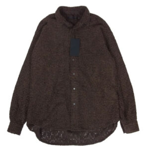 ユハ 26SS 10230703-2 FEATHER LACE SHIRT フェザー レース 長袖 シャツ ジャケット 買取実績 画像