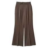 ユハ 26AW FLUID FLARE PANTS フルイド フレア パンツ 画像