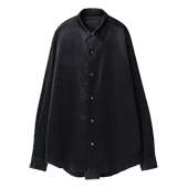 ユハ SOFT VELOUR SHIRT ソフト ベロア シャツ 画像