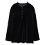 ユハ 2026 LUSH VELOUR HENLEY L/S ラッシュ ベロア ヘンリー ロングスリーブ 画像
