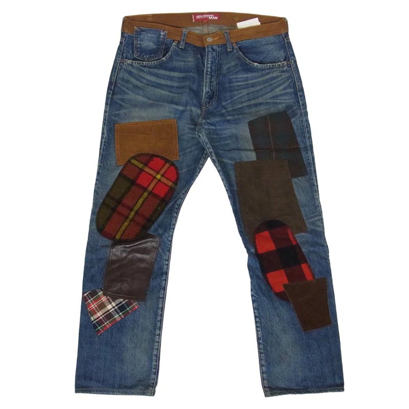 eYe アイ ジュンヤワタナベコムデギャルソンマン × Levi’s リーバイス WH-P902 AD2011 パッチワーク 再構築 デニム パンツ 買取実績