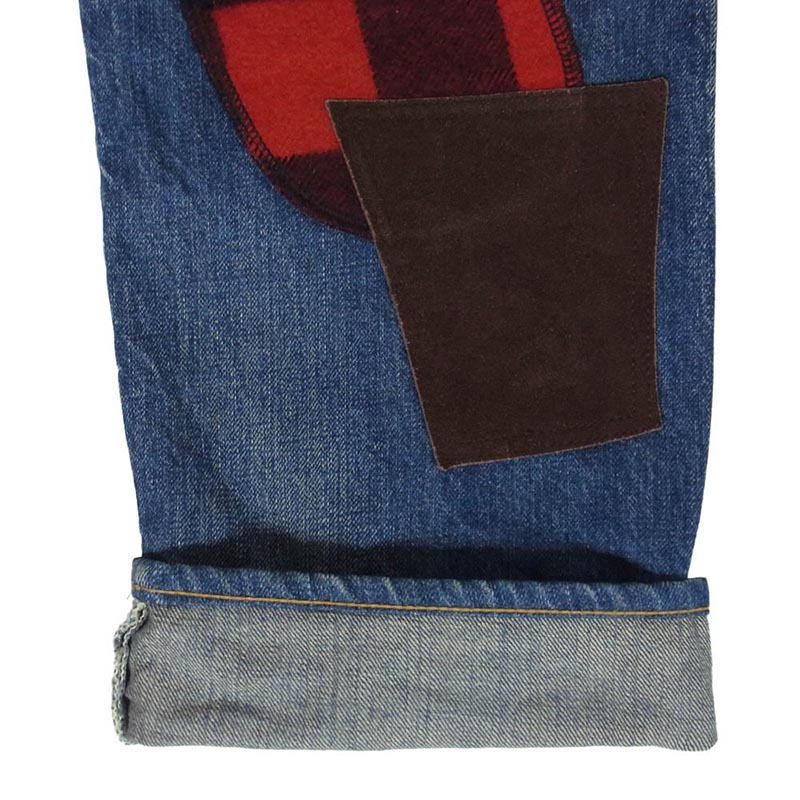 ジュンヤワタナベコムデギャルソンマン WH-P902 eYe アイ × Levi's リーバイス AD2011 パッチワーク 再構築 デニム パンツ 買取実績 画像