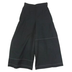 ロエベ S2192280FH サイドプリーツ ワンタック ステッチ デザイン切替 ワイド クロップド パンツ 買取実績