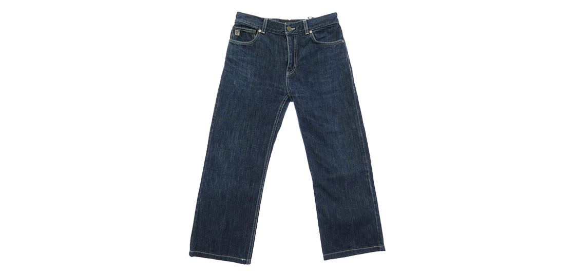 ルイヴィトン RW052Q ロゴ レザー パッチ ストレート デニム パンツ 買取実績