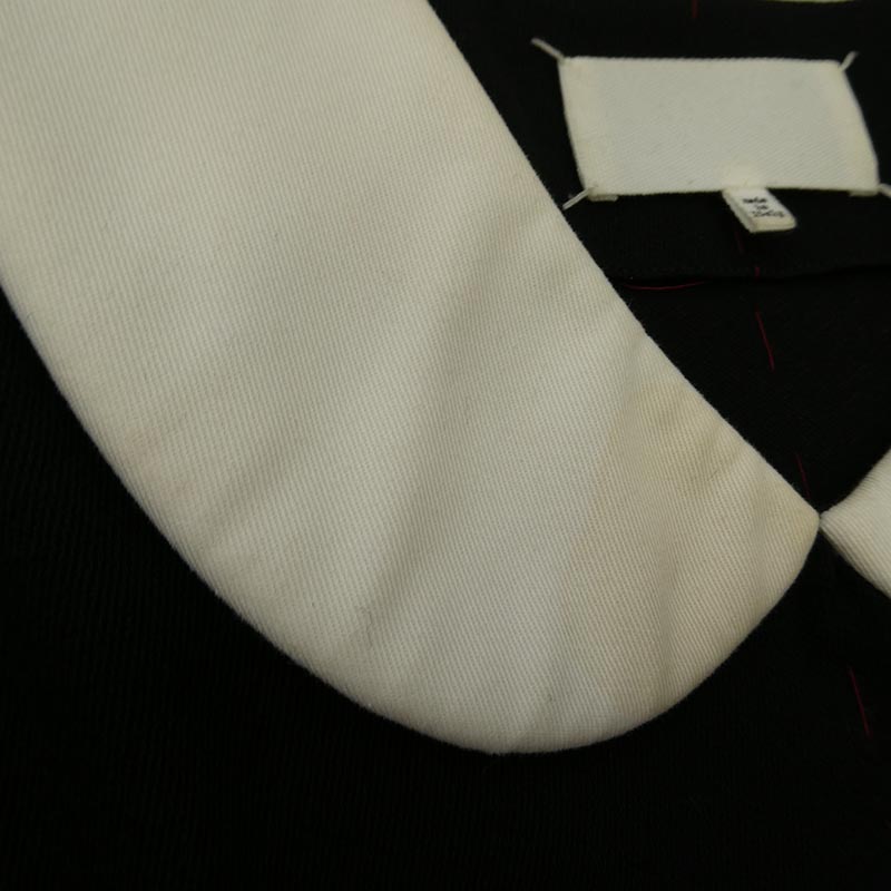 メゾンマルジェラ 23AW S29FP0132 白タグ Multiwear Dress コントラストステッチ マルチウェア 丸襟 ミニ ドレス ワンピース 買取実績 画像