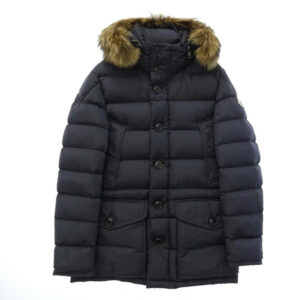 モンクレール 19AW E20914138025 68352 CLUNY GIUBBOTTO DOWN JACKET クルーニー コヨーテファー ロゴパッチ ダブルジップ ナイロン ダウンジャケット 買取実績 画像