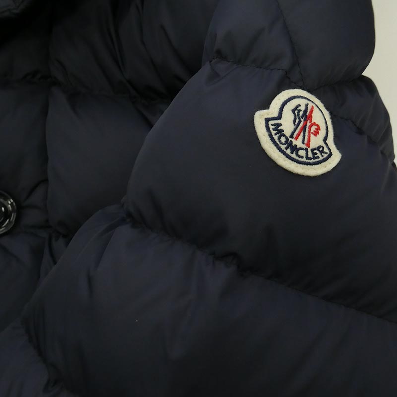 モンクレール 19AW E20914138025 68352 CLUNY GIUBBOTTO DOWN JACKET クルーニー コヨーテファー ロゴパッチ ダブルジップ ナイロン ダウンジャケット 買取実績 画像