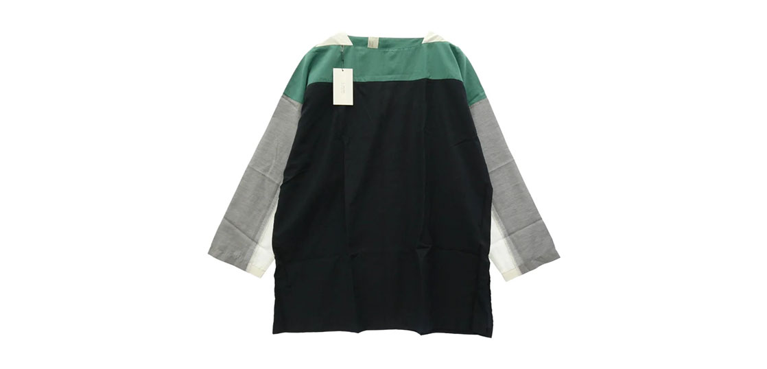 エヌハリウッド 19SS 191-SH03-013 パネル切替 クルーネック プルオーバー シャツ 買取実績
