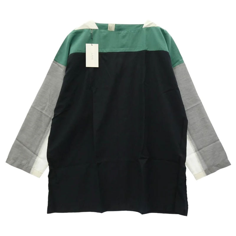エヌハリウッド 19SS 191-SH03-013 パネル切替 クルーネック プルオーバー シャツ 買取実績