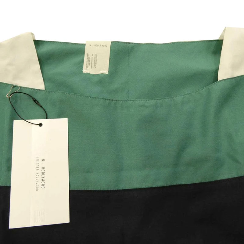 エヌハリウッド 19SS 191-SH03-013 パネル切替 クルーネック プルオーバー シャツ 買取実績 画像