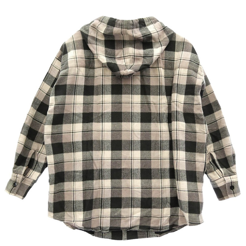 エヌハリウッド 21AW 1212-SH51-042 HOODED SHIRT フード付きネルチェックシャツ パーカー 買取実績 画像