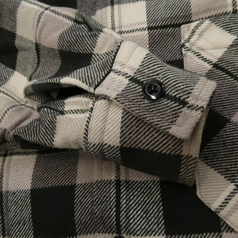 エヌハリウッド 21AW 1212-SH51-042 HOODED SHIRT フード付きネルチェックシャツ パーカー 買取実績 画像