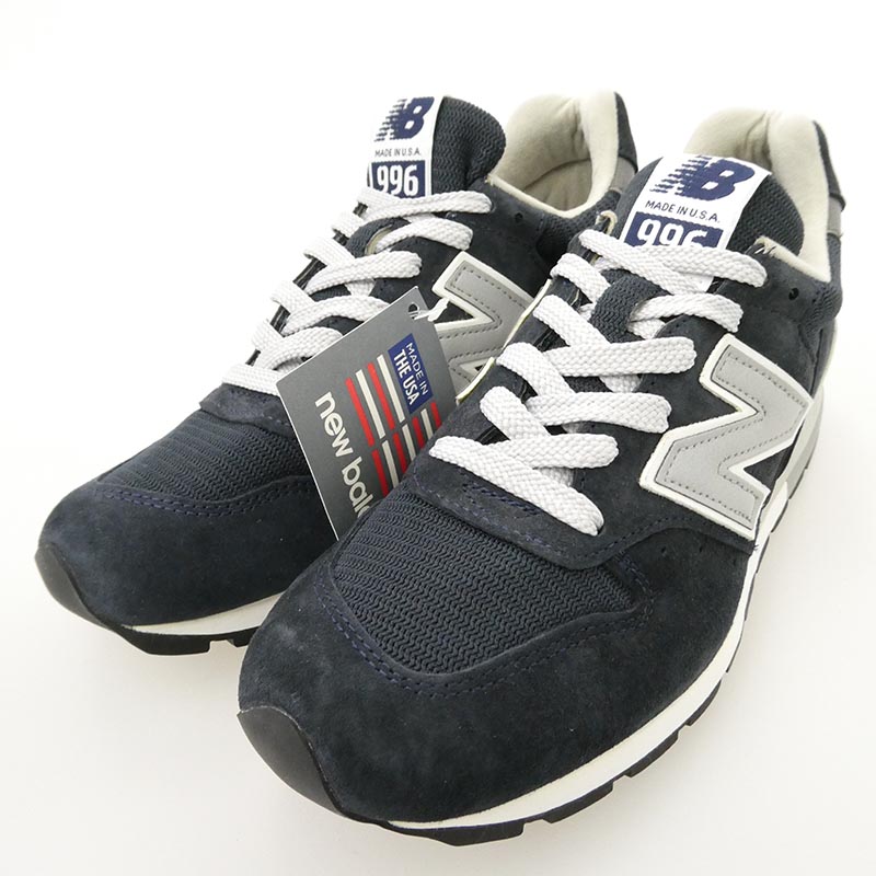 ニューバランス M996NAV × KITH キス 996 USA製 ネイビー ローカット スニーカー 買取実績 画像
