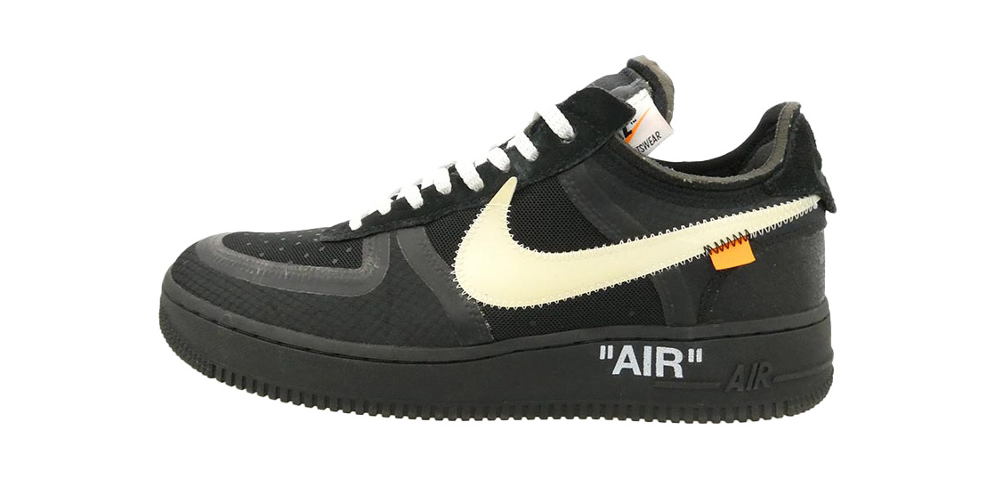 ナイキ AO4606-001 × Off-White オフホワイト 【フェイクバスターズ鑑定済】Air Force 1 Low Black AF1 THE10 買取実績