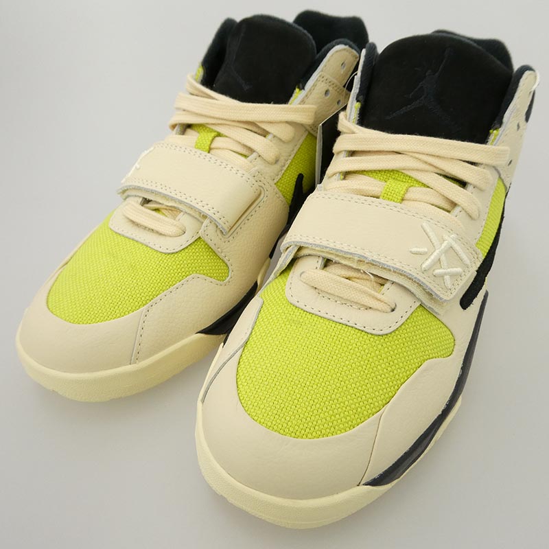 ナイキ FZ8117-102 【フェイクバスターズ鑑定済】 × Travis Scott トラヴィススコット Jordan Jumpman Jack TR CJ1 T-Rexx Bright Cactus ジョーダン ジャンプマンジャック ローカット スニーカー 買取実績 画像
