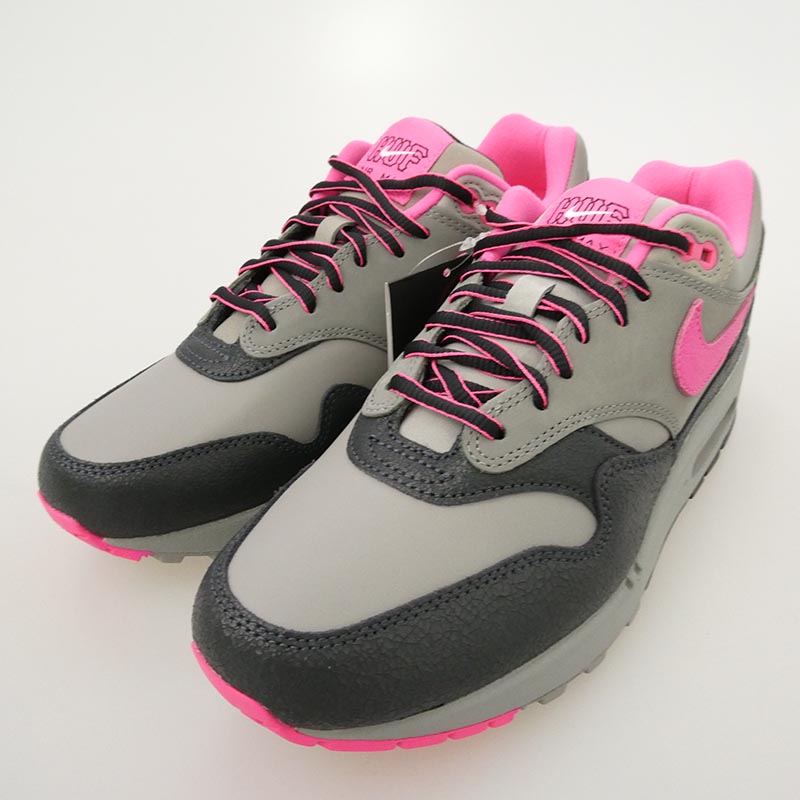 ナイキ HF3713-003 × HUF Air Max 1 Anthracite Pink Pow ハフ エアマックス1 アンスラサイト ピンクパウ ローカットスニーカー 買取実績 画像