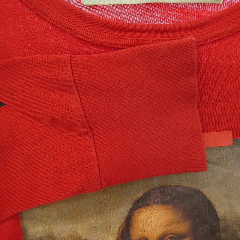 オフホワイト 18SS OMAB001S18001012 DIAG MONALISA L/S TEE モナリザ ロンT 長袖 Tシャツ カットソー 買取実績 画像