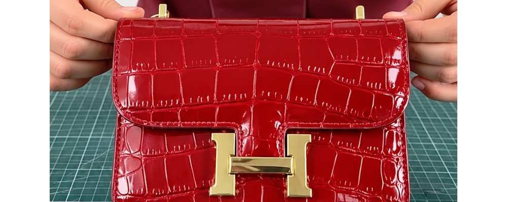 エルメスバッグ　コンスタンス　レッド系画像